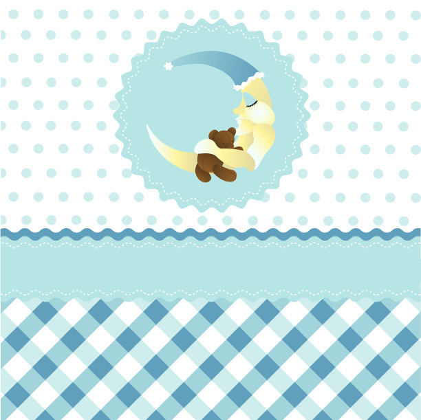 无缝男婴图案图片下载