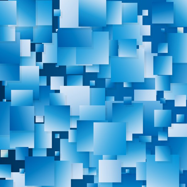 蓝色方格背景图片下载