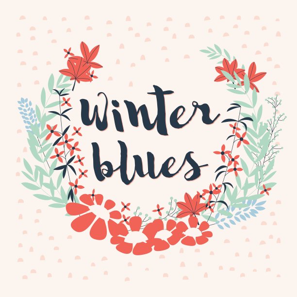 冬季插花和花圈图片下载