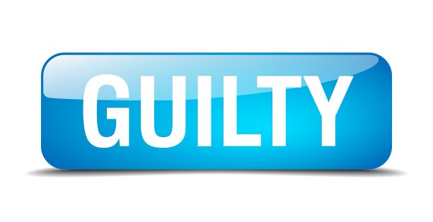 内疚的蓝色方块3d现实孤立的网络图片下载