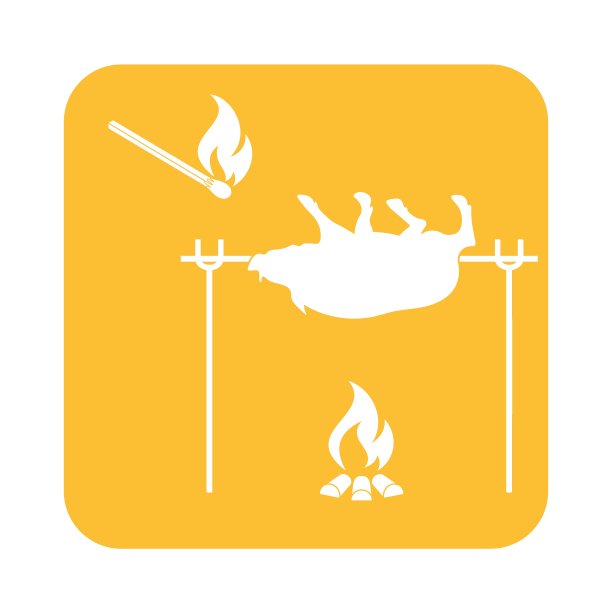 烧烤野猪比赛图标图片下载