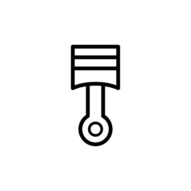 活塞图标平面矢量模板设计流行图片下载