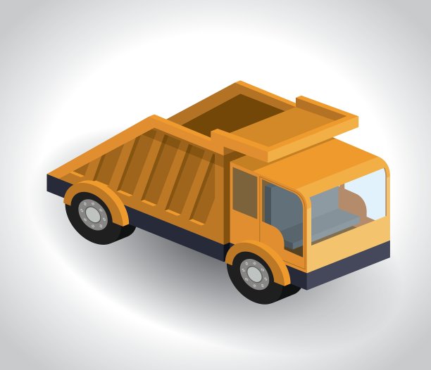 卡车等距设计图片下载