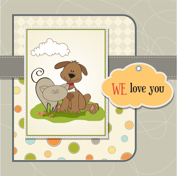 猫狗的友谊图片下载