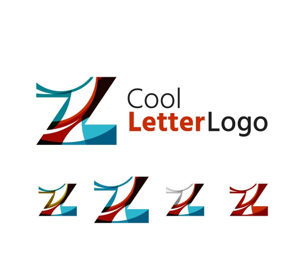 一套抽象的Z字公司标识业务图片下载