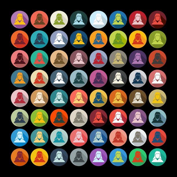 平面设计的女人图片下载