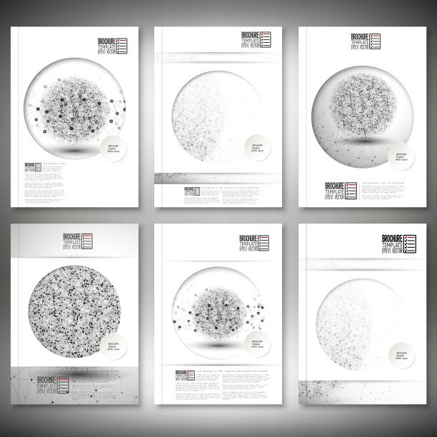 分子结构背景宣传册或图片下载