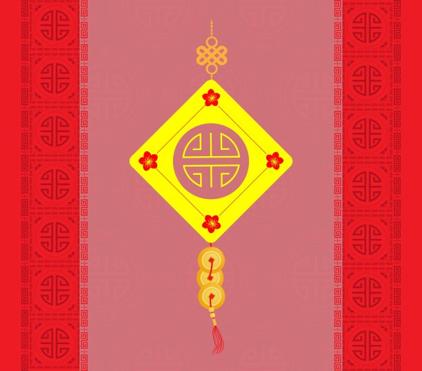 中国新年问候背景图片下载