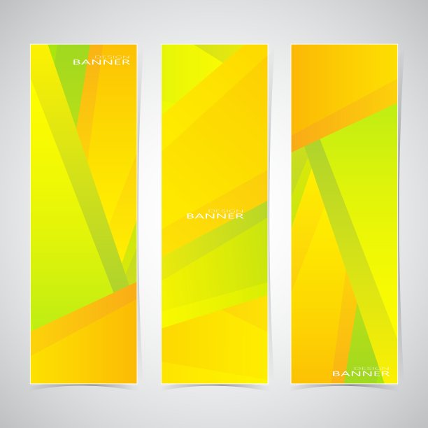 收集3个彩色网页横幅即可图片下载