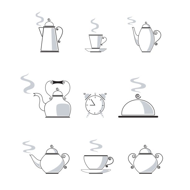 咖啡和茶图片下载