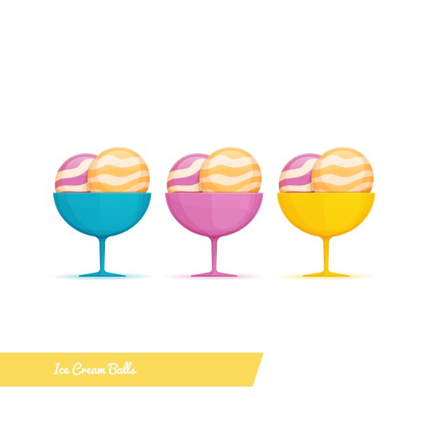 冰淇淋球图片下载