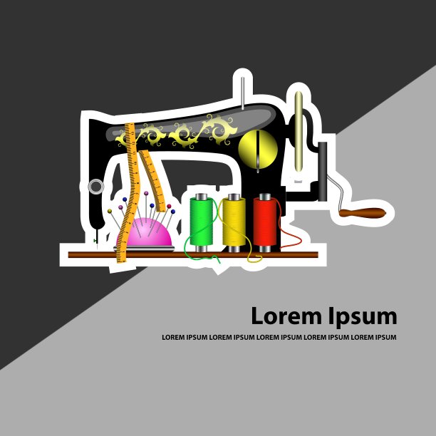 368标志为缝纫机图片下载