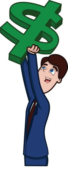 商人和美元符号图片下载