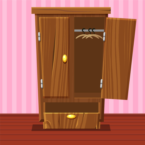 卡通空开衣柜客厅木图片下载