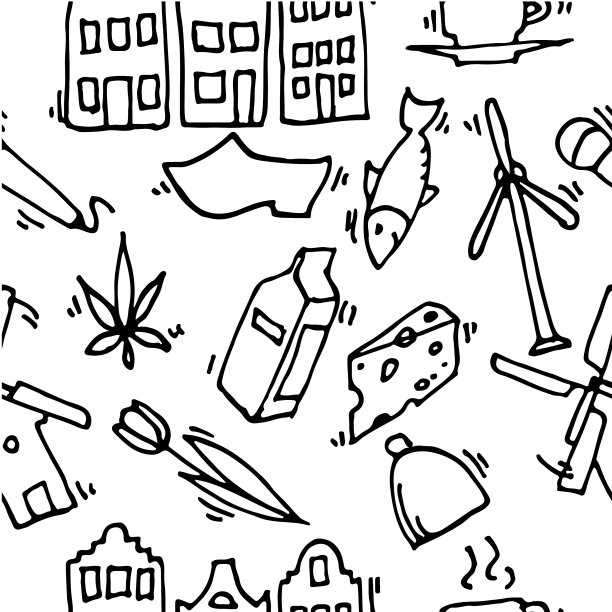 荷兰图标模式图片下载