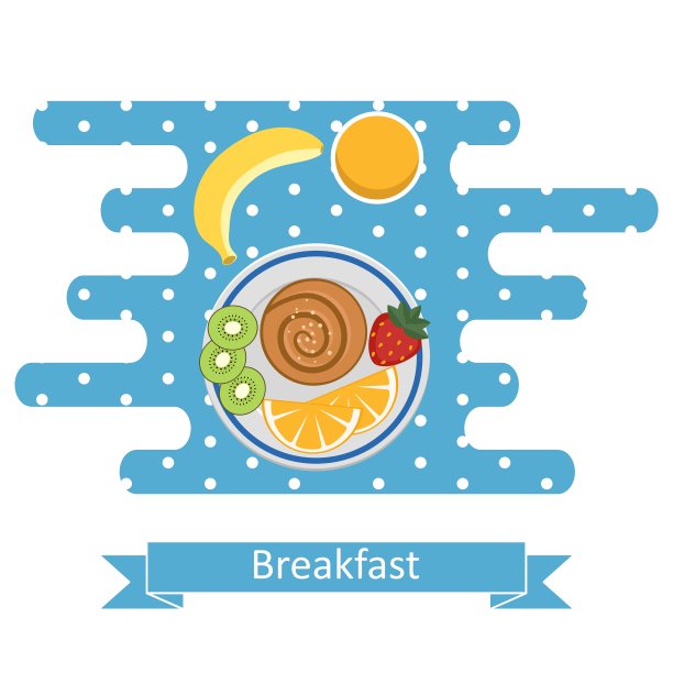 早餐时间的概念图片下载