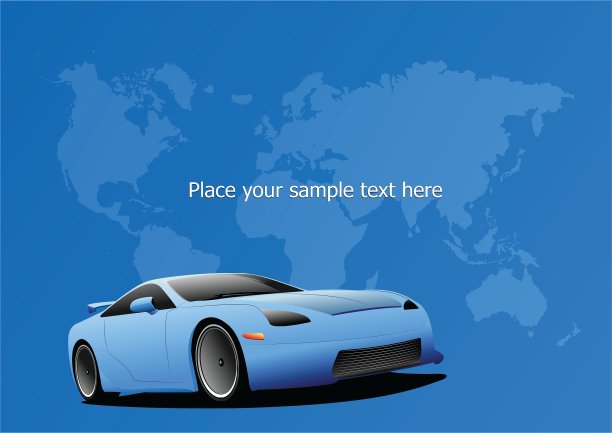 跑车的海报图片下载