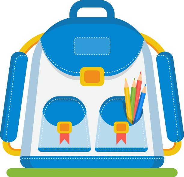 颜色的书包图片下载