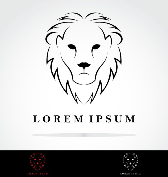 狮子头标志设计图片下载