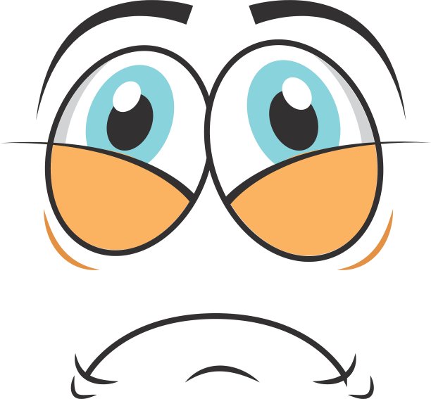 累了卡通图标图片下载