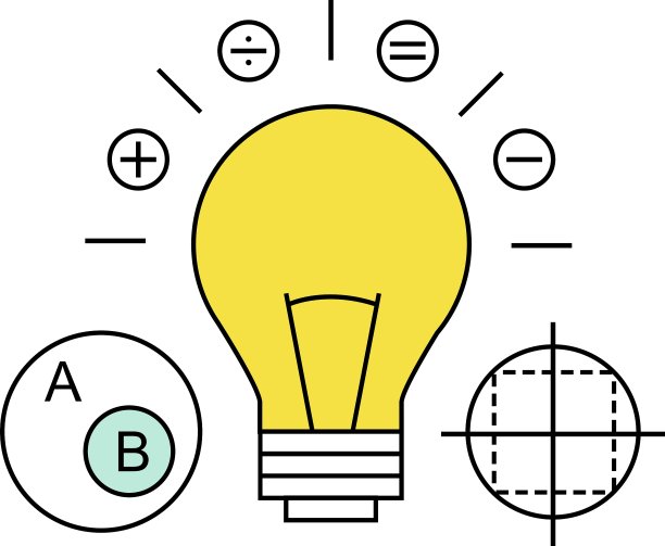 数字营销搜索扁平线条图标图片下载