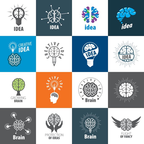 大脑的标志图片下载