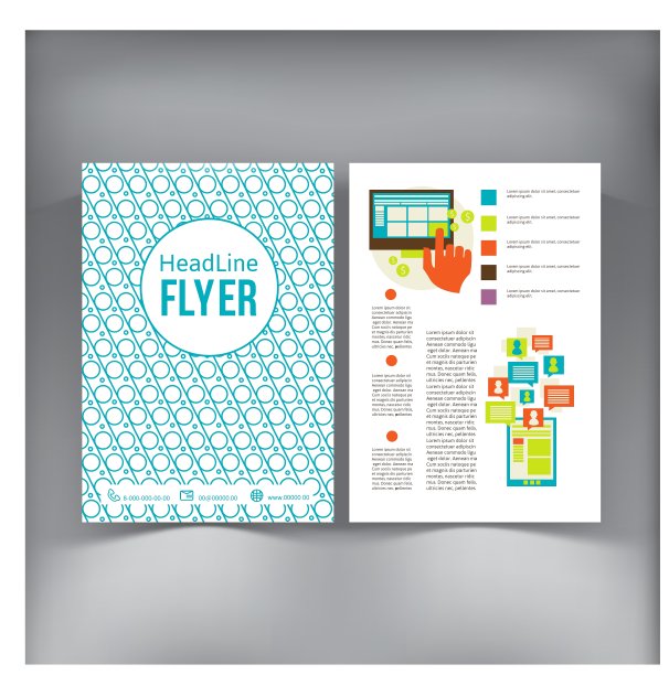 宣传册传单设计模板图片下载