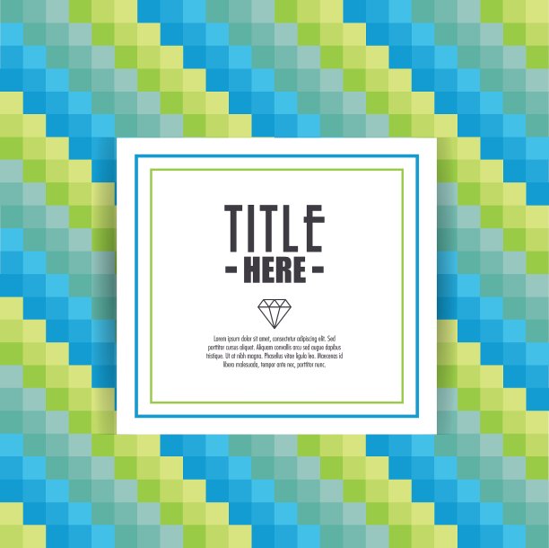 像素图标覆盖背景图形图片下载