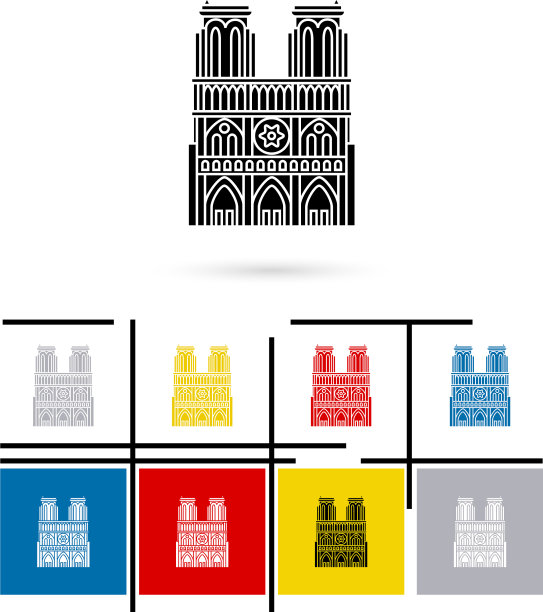 巴黎圣母院图标图片下载