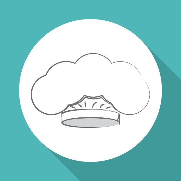 菜单设备设计在白色背景图片下载