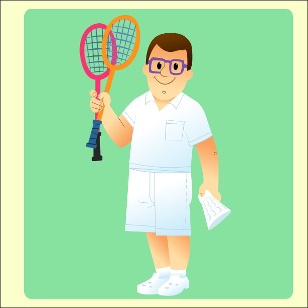 完整的人在锻炼打羽毛球图片下载