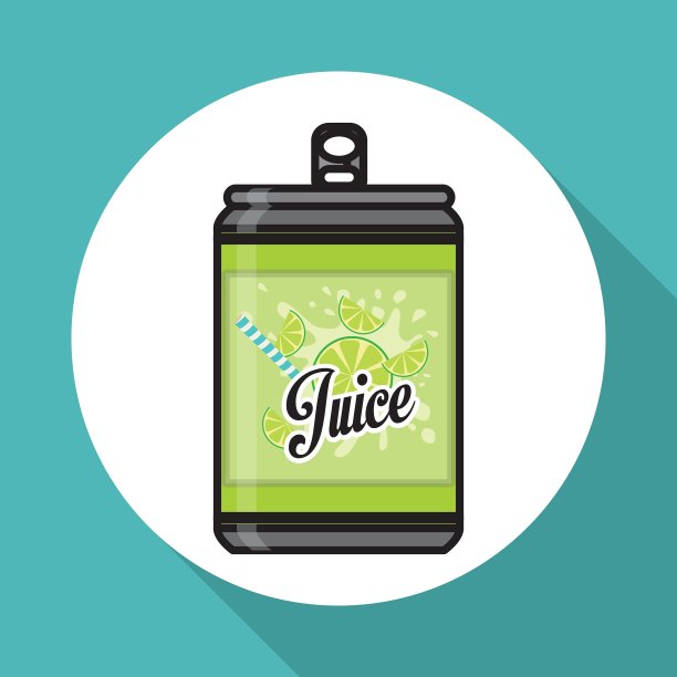 白色背景上的饮料设计图片下载