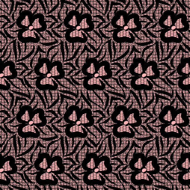 无缝的花边图案图片下载