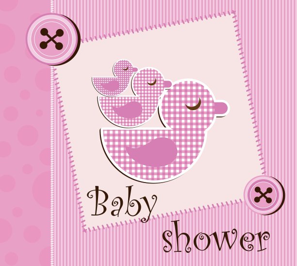 迎婴派对女孩图片下载