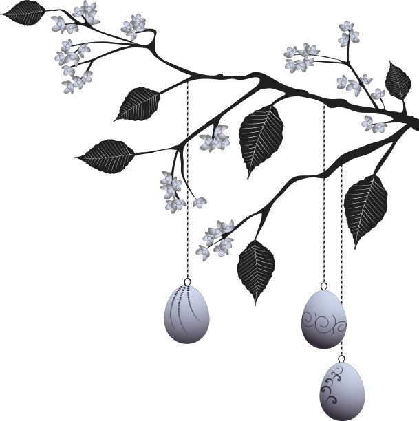 复活节彩蛋背景图片下载