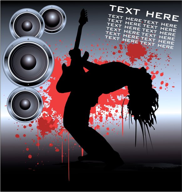 吉他摇滚明星图片下载