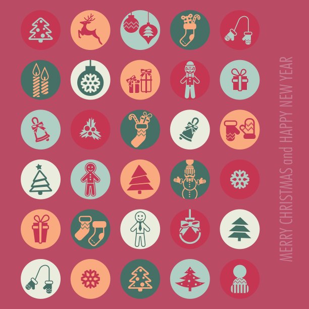 圣诞节图标设置图片下载