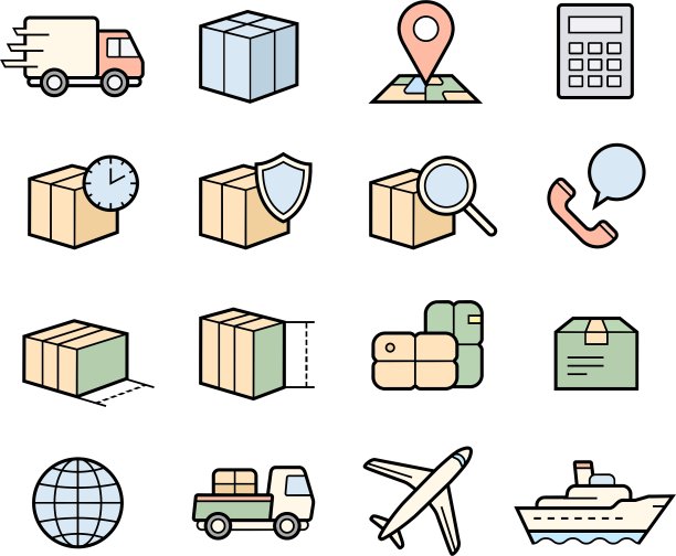 包裹递送服务图片下载
