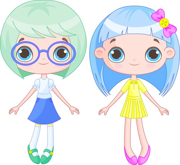 可爱的女孩图片下载