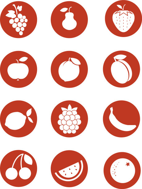 水果象形图图片下载