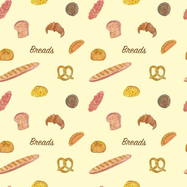 面包和面包房的无缝衔接图片下载