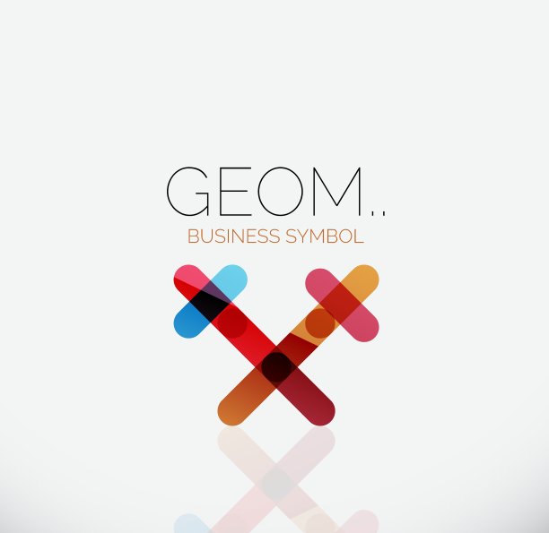 标志线性抽象几何图标图片下载