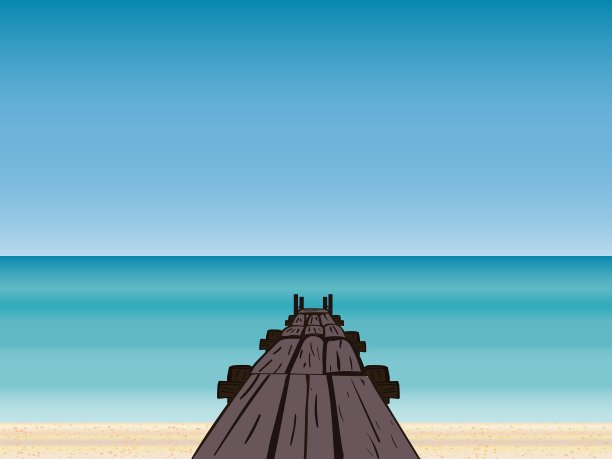 海军码头，海面，天空，地平线图片下载