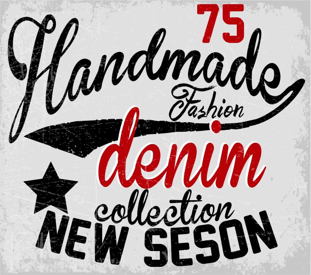 标语排版t恤图形图片下载