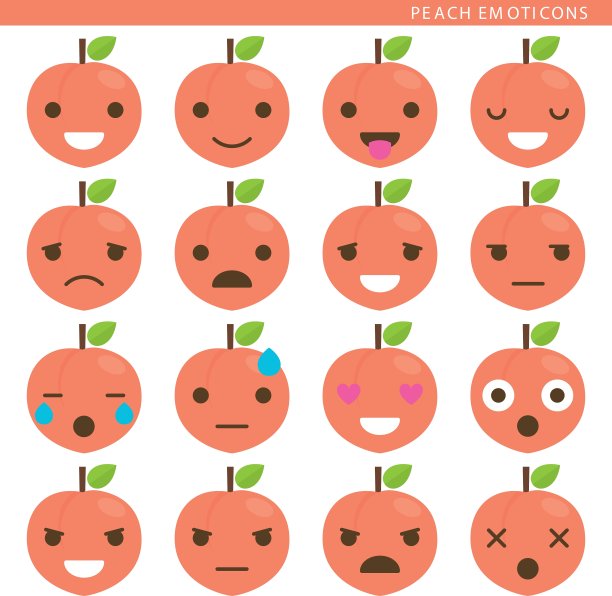 桃子表情符号图片下载