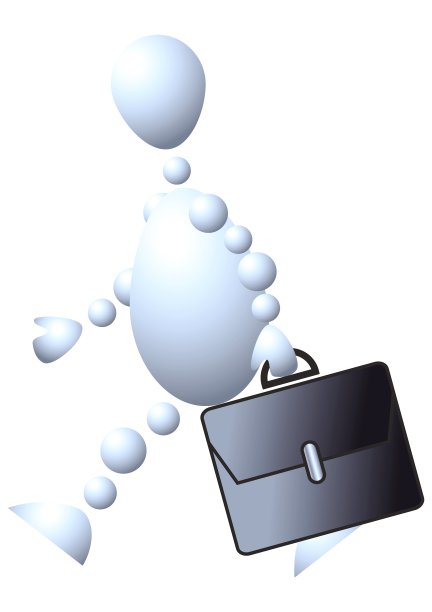 一个拿着黑色公文包的人图片下载