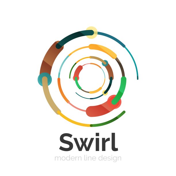 漩涡圆的标志图片下载