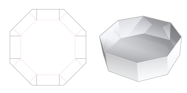 包装模切模板图片下载