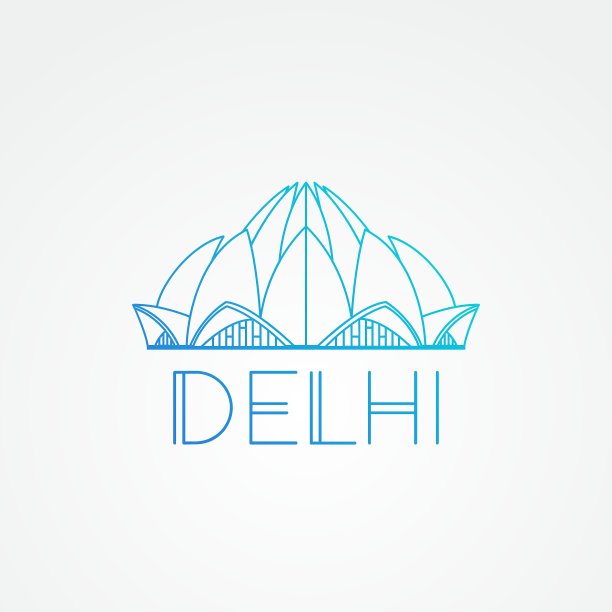 世界著名的莲花寺最伟大的地标图片下载