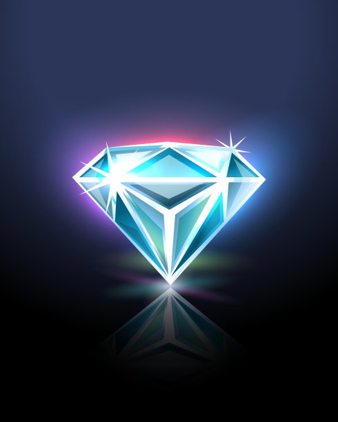 钻石在黑色图片下载